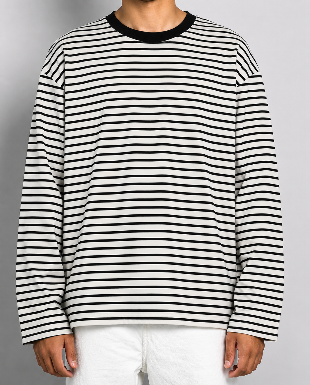 STRIPPED BLACK FULL SLEEVE