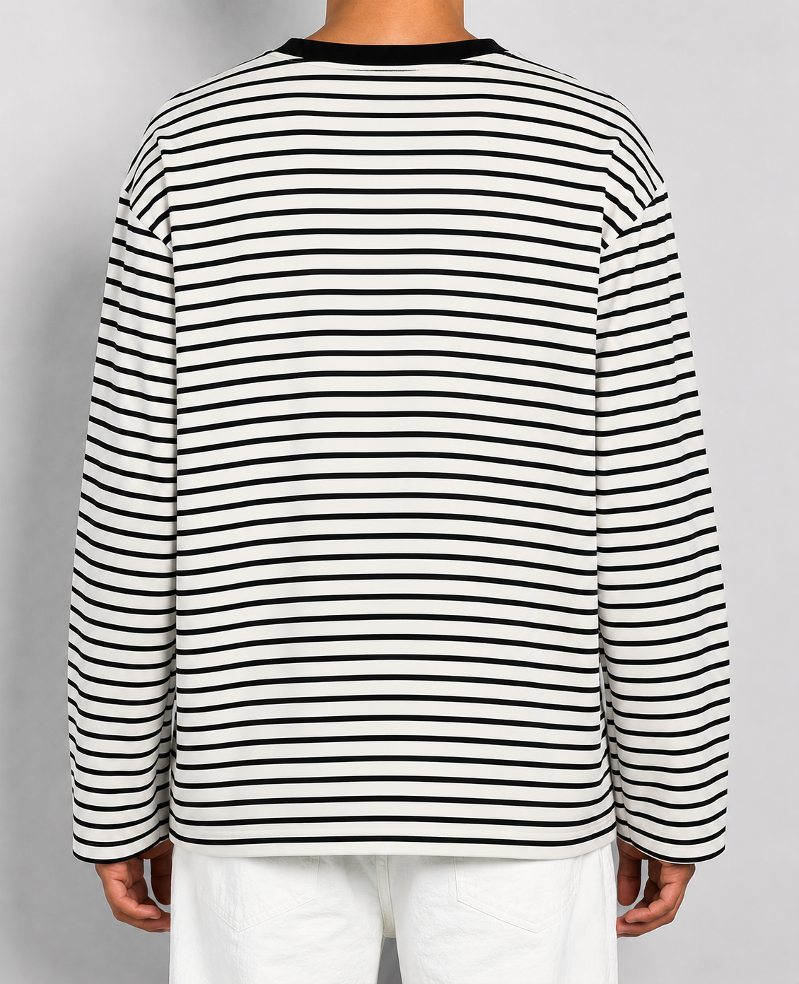 STRIPPED BLACK FULL SLEEVE