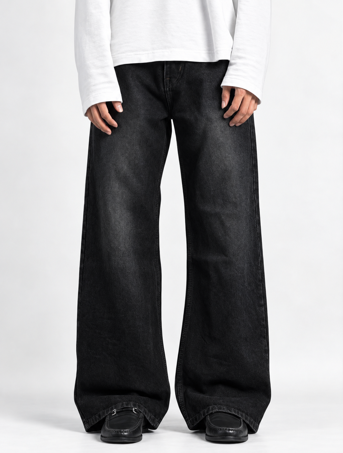 VINTAGE WASHED BLACK BAGGY