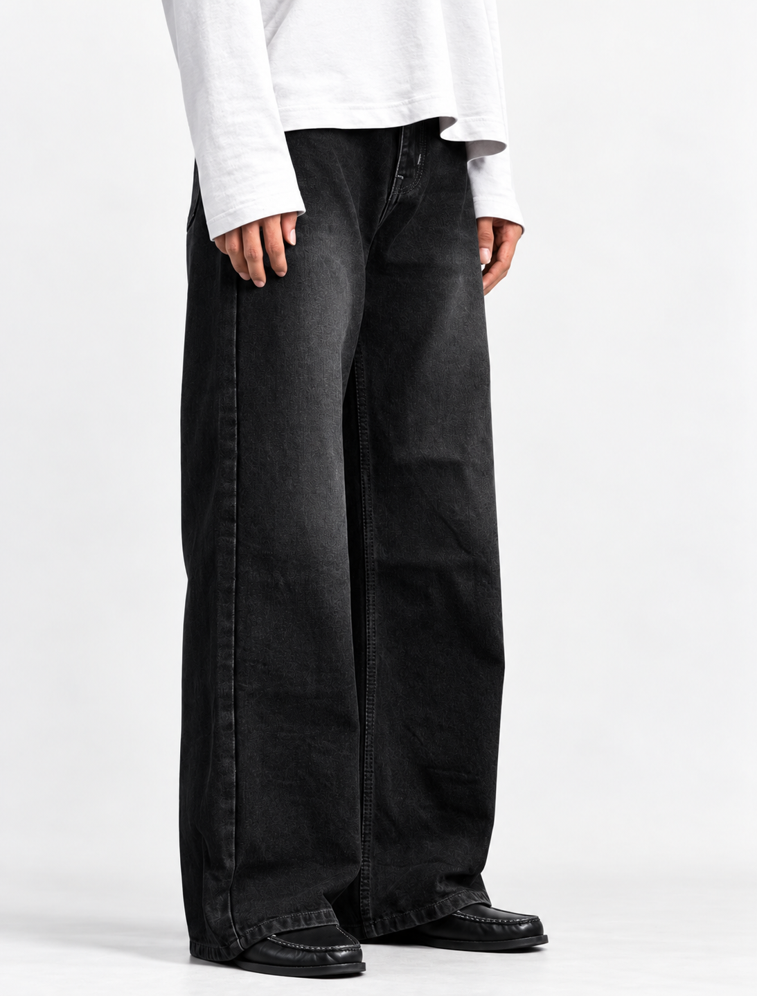 VINTAGE WASHED BLACK BAGGY