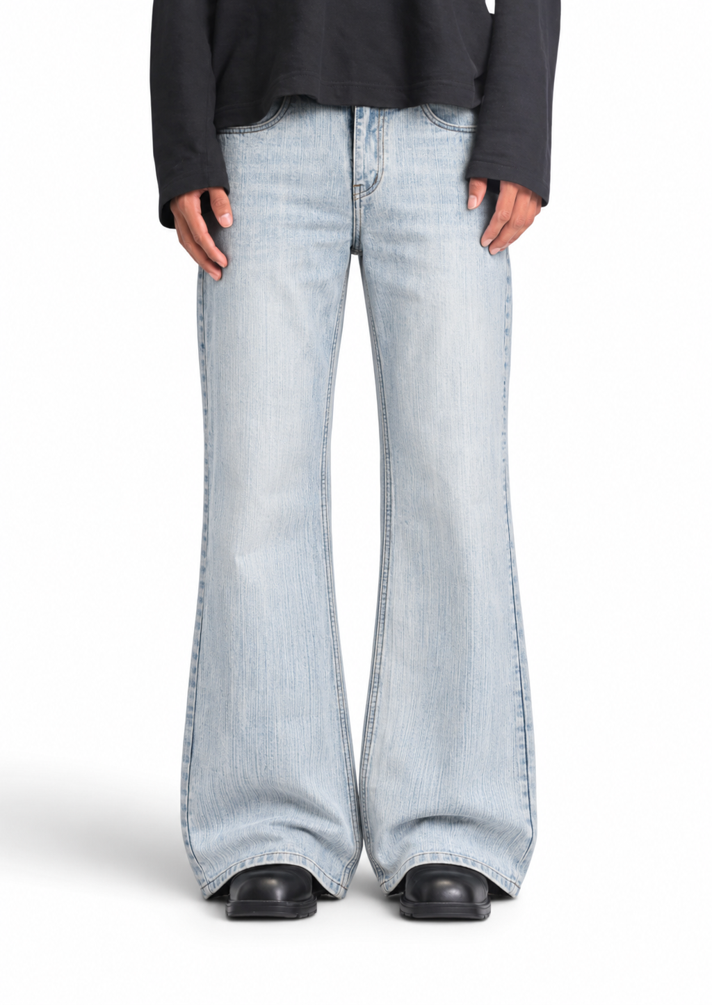 VINTAGE ICE BLUE BOOTCUT