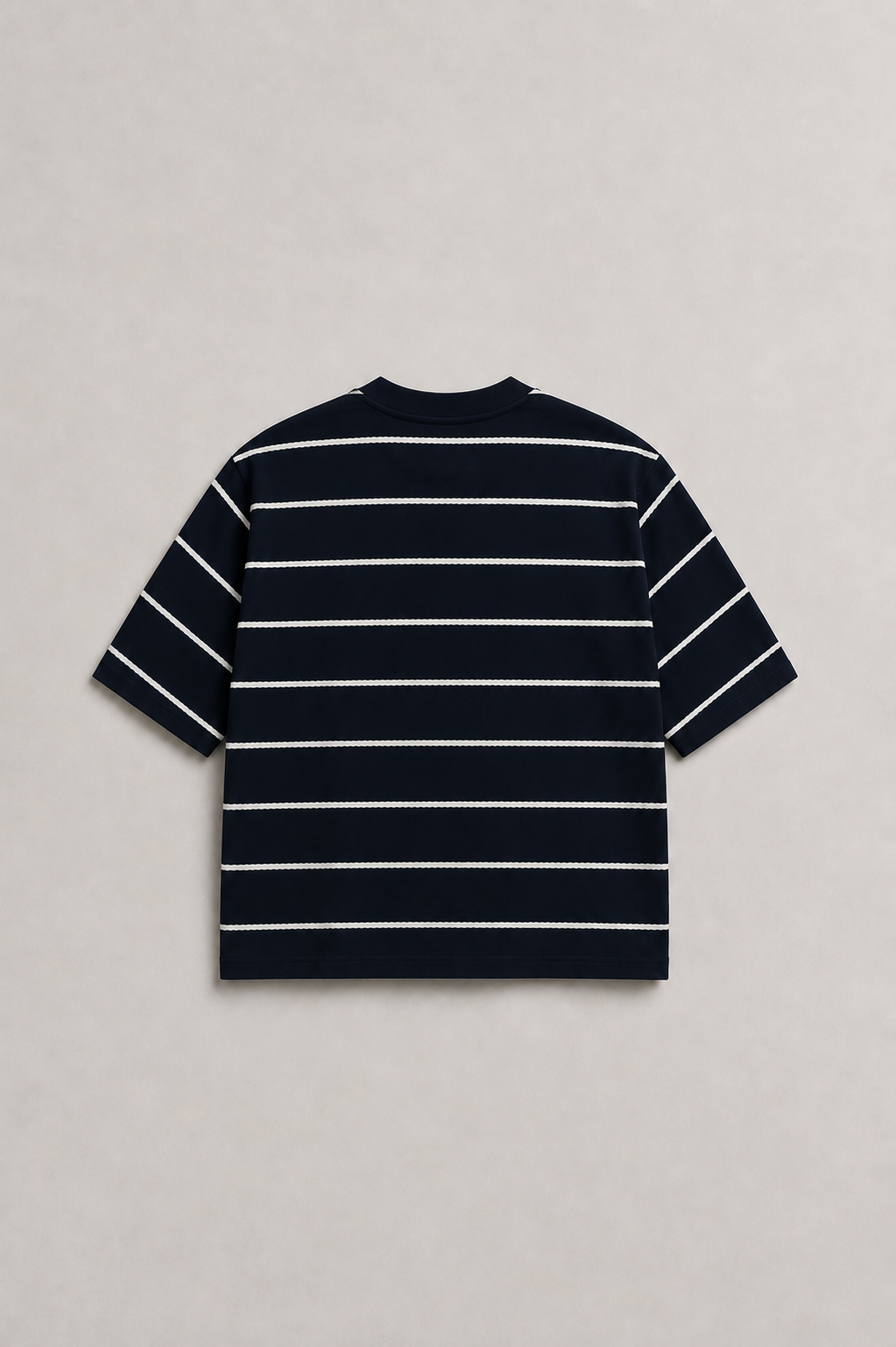 NAVY STRIPED FIVE SLEEVE