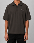 THUNDER OVERSIZED ZIP COLLAR TEE