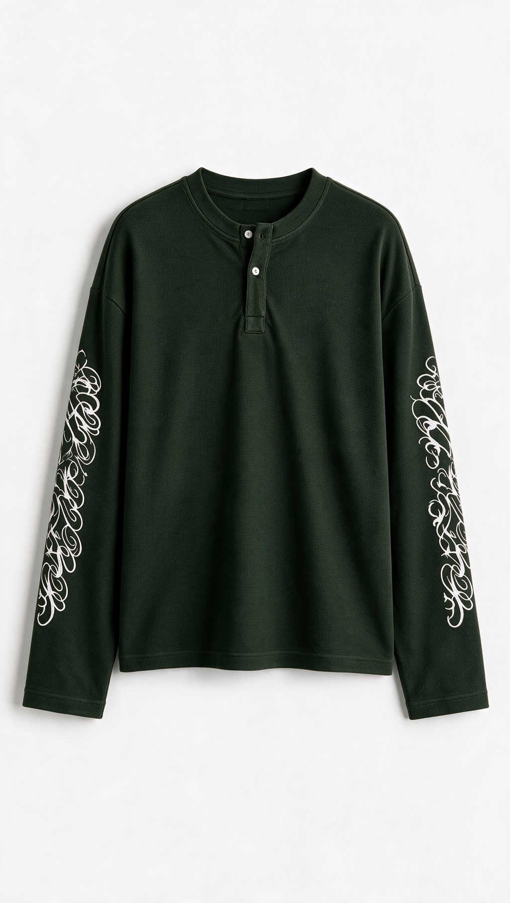 DARK OLIVE RELAXED HENLEY