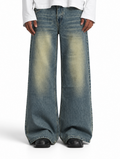 VINTAGE YELLOW FADED WIDE